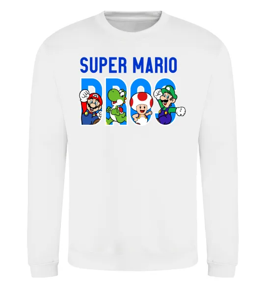 Свитшот Super Mario Bros персонажі Белый фото