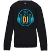 Дитячий світшот Relax the DJ is here Чорний фото