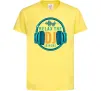 Детская футболка Relax the DJ is here Лимонный фото