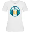 Женская футболка Relax the DJ is here Белый фото