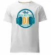 Мужская премиум футболка Relax the DJ is here Белый фото
