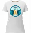 Женская премиум футболка Relax the DJ is here Белый фото