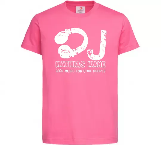 Дитяча футболка Mathias Kane Яскраво-рожевий фото