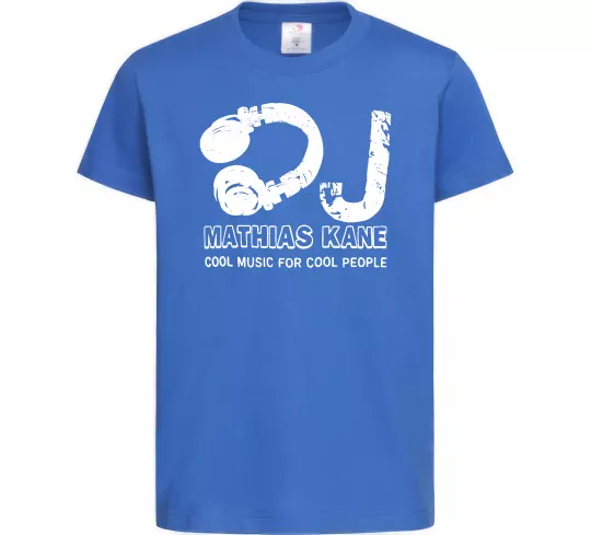 Дитяча футболка Mathias Kane Яскраво-синій фото