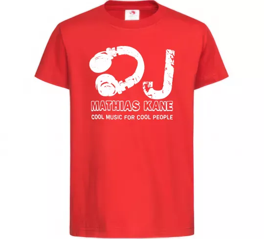 Дитяча футболка Mathias Kane Червоний фото