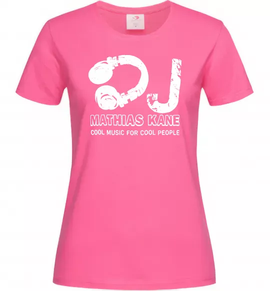 Женская футболка Mathias Kane Ярко-розовый фото
