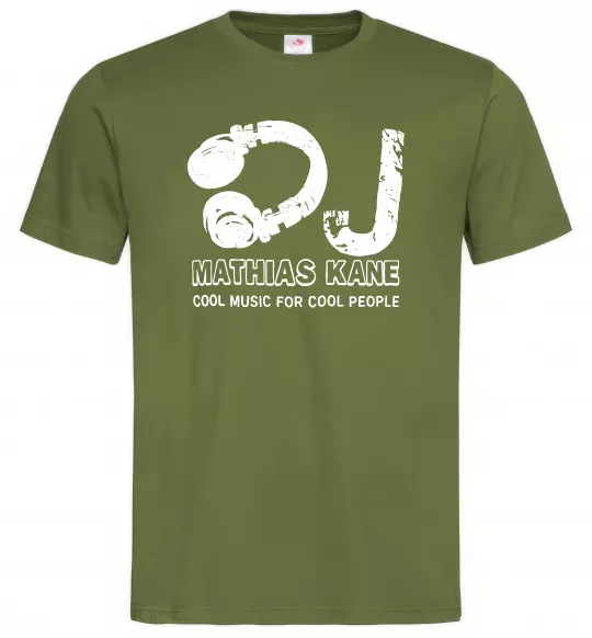 Мужская футболка Mathias Kane Оливковый фото