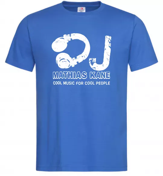 Мужская футболка Mathias Kane Ярко-синий фото