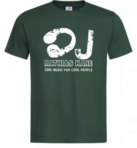 Мужская футболка Mathias Kane Темно-зеленый фото