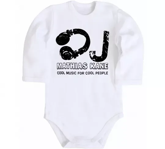 Дитячий бодік Mathias Kane Білий фото