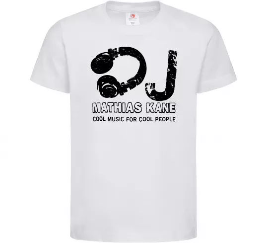Дитяча футболка Mathias Kane Білий фото