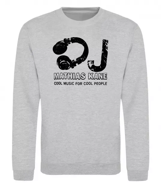 Свитшот Mathias Kane Серый меланж фото