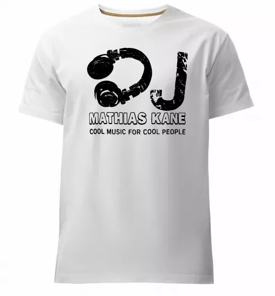Мужская премиум футболка Mathias Kane Белый фото
