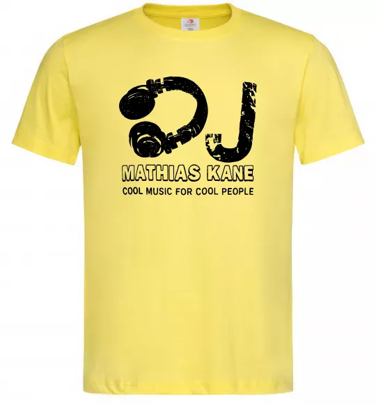 Мужская футболка Mathias Kane Лимонный фото