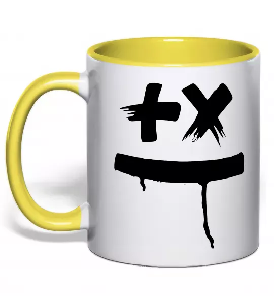 Чашка с цветной ручкой Martin Garrix Солнечно желтый фото