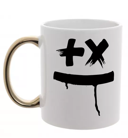 Чашка с цветной ручкой Martin Garrix Золото фото