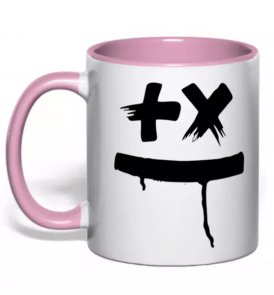 Чашка с цветной ручкой Martin Garrix Нежно розовый фото