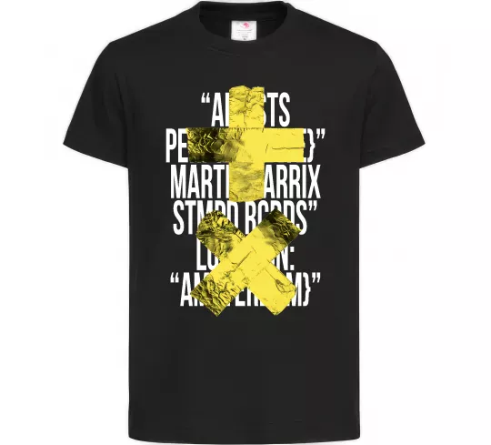 Детская футболка Martin Garrix Amsterdam Черный фото