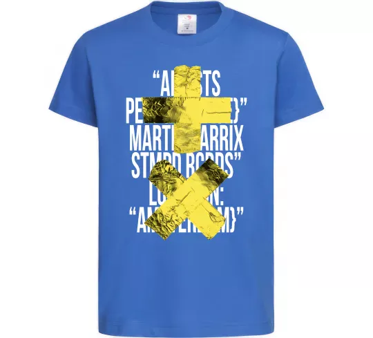 Детская футболка Martin Garrix Amsterdam Ярко-синий фото