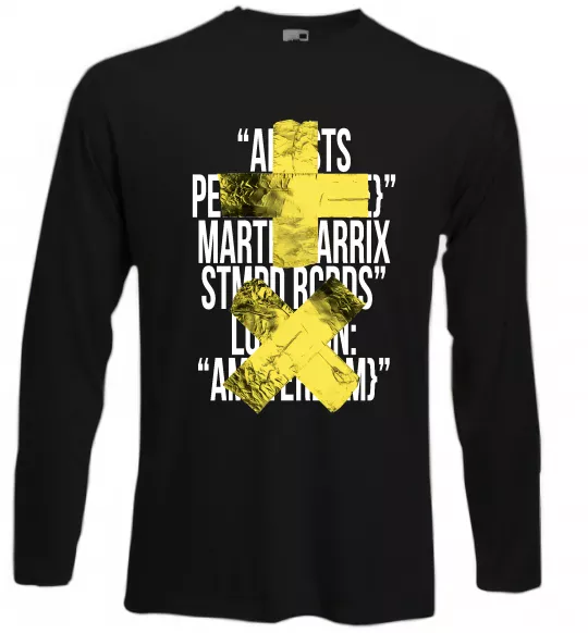 Лонгслив Martin Garrix Amsterdam Черный фото