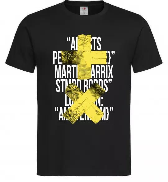 Мужская футболка Martin Garrix Amsterdam Черный фото