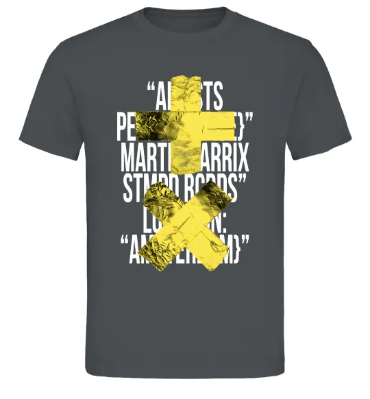 Мужская футболка Martin Garrix Amsterdam Графит фото