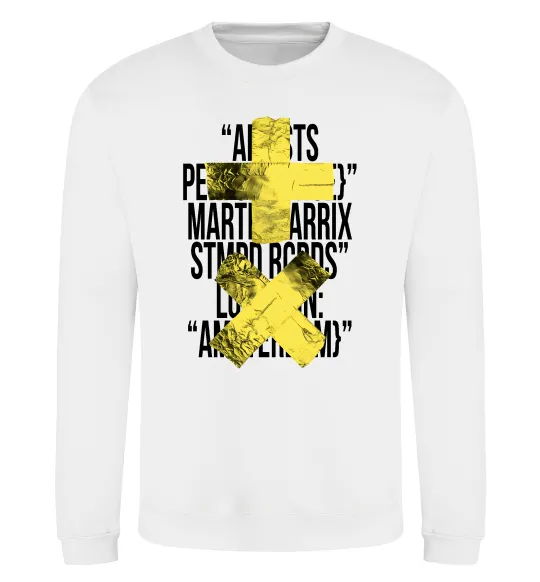 Світшот Martin Garrix Amsterdam Білий фото