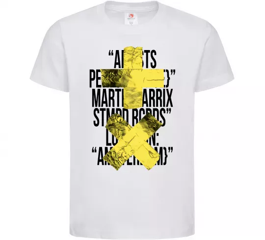 Детская футболка Martin Garrix Amsterdam Белый фото