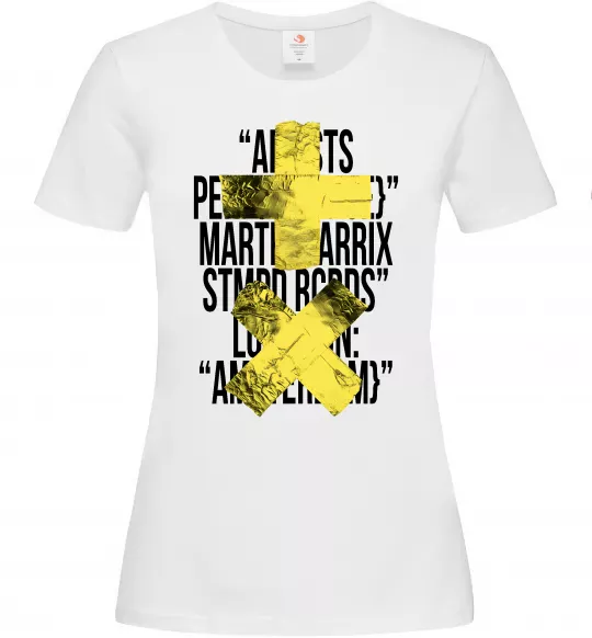 Женская футболка Martin Garrix Amsterdam Белый фото