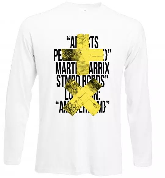 Лонгслив Martin Garrix Amsterdam Белый фото