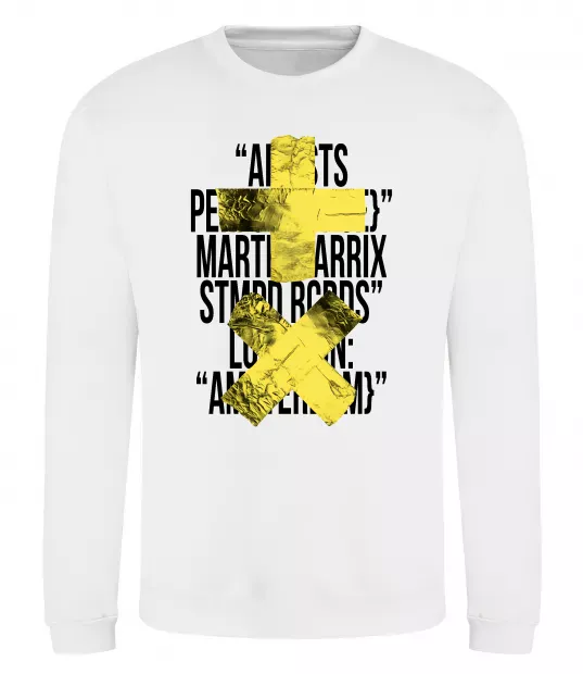 Світшот Martin Garrix Amsterdam Білий фото