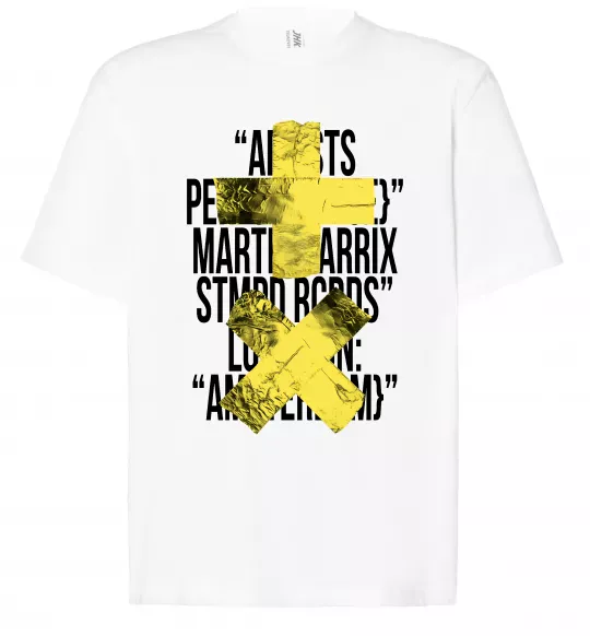 Футболка Оверсайз Martin Garrix Amsterdam Белый фото