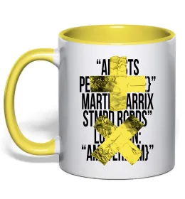 Чашка с цветной ручкой