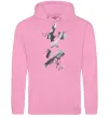 Мужская толстовка (худи) Garrix Martin logo Розовый фото