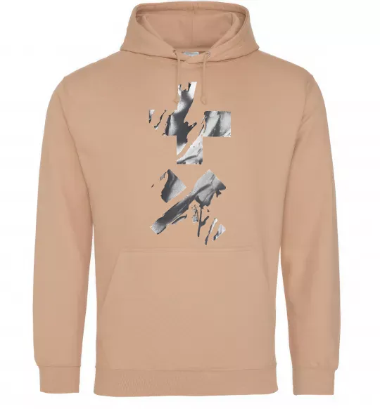 Женская толстовка (худи) Garrix Martin logo Песочный фото