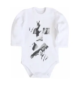 Дитячий бодік Garrix Martin logo Білий фото