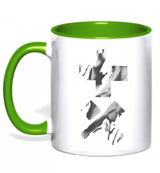 Чашка с цветной ручкой Garrix Martin logo Зеленый фото