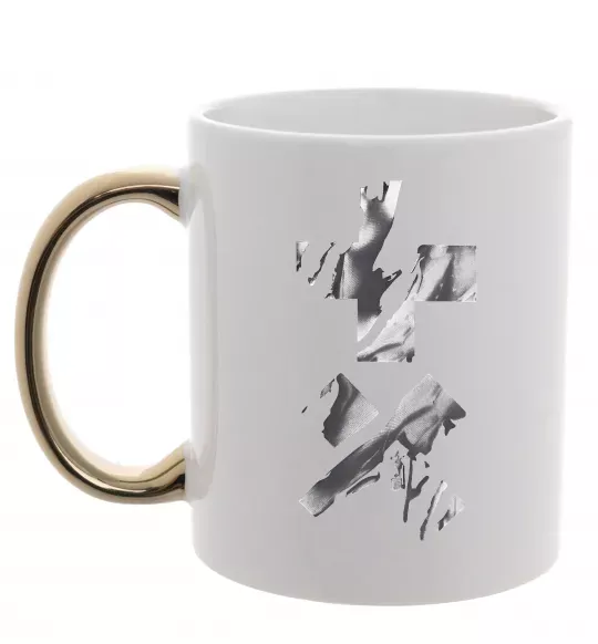 Чашка с цветной ручкой Garrix Martin logo Золото фото