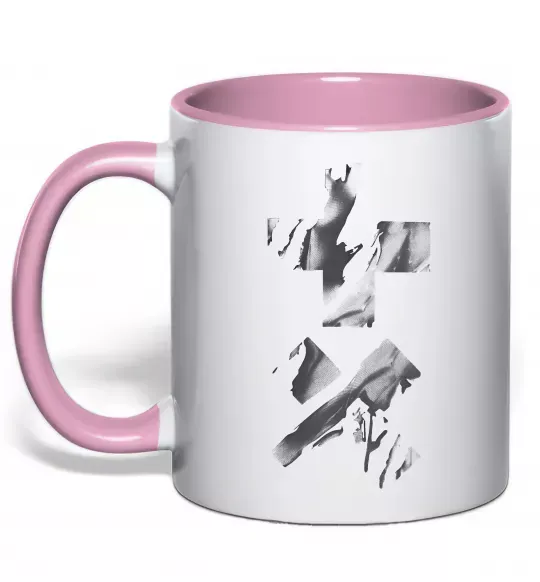 Чашка с цветной ручкой Garrix Martin logo Нежно розовый фото