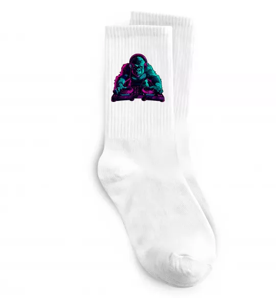 Носки DJ Gorilla Белый фото