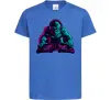 Детская футболка DJ Gorilla Ярко-синий фото