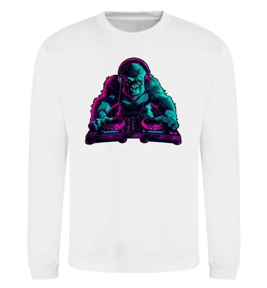 Свитшот DJ Gorilla Белый фото
