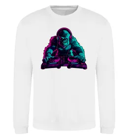 Світшот DJ Gorilla Білий фото