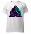 Мужская премиум футболка DJ Gorilla Белый фото