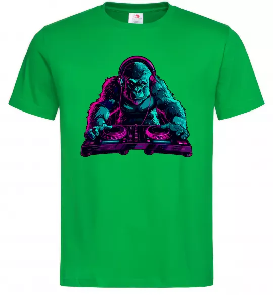 Мужская футболка DJ Gorilla Зеленый фото