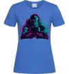 Женская футболка DJ Gorilla Ярко-синий фото