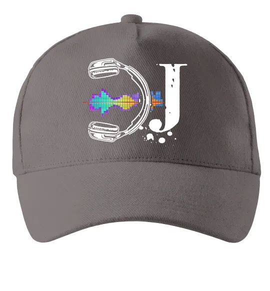 Кепка DJ навушники Сірий фото