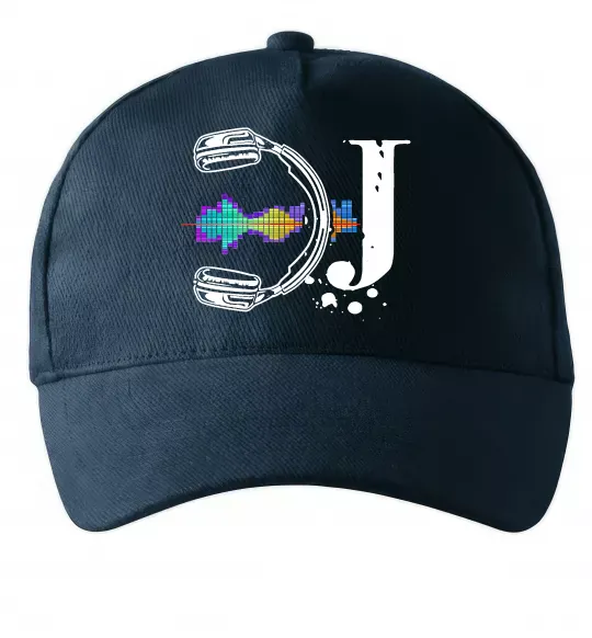 Кепка DJ навушники Темно-синий фото