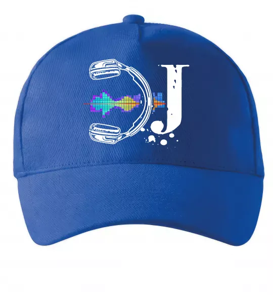 Кепка DJ навушники Ярко-синий фото