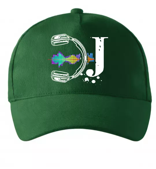 Кепка DJ навушники Темно-зеленый фото